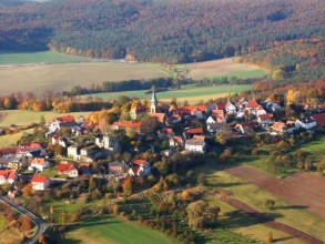 Altenstein aus der Luft